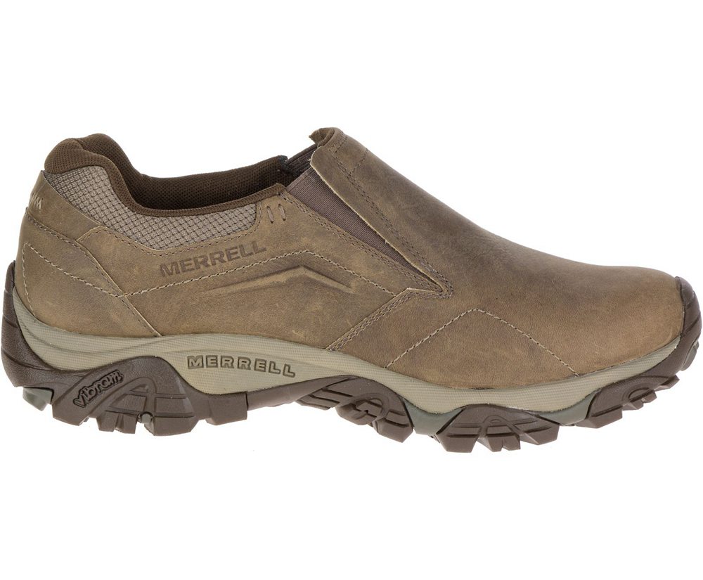 Merrell Slip Ons Olive - Moab Adventure Moc Wide Width - Mens 28KOSDTGA